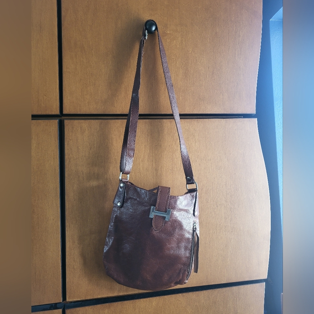 Italian Leather Crissbody Bag